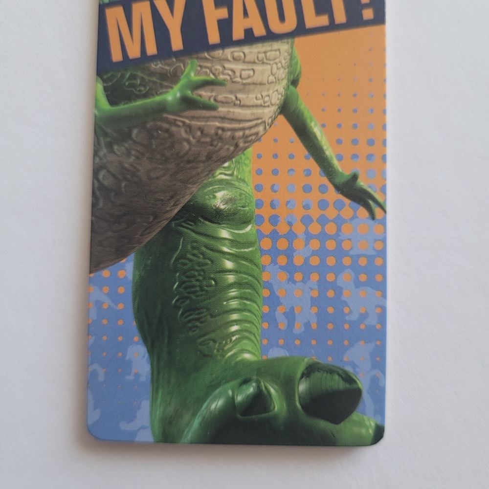2010 Toy Story 3 T Rex Bookmark Magnetic Magnet Not My Fault UK Called If, #6805 - Picture 7 of 16